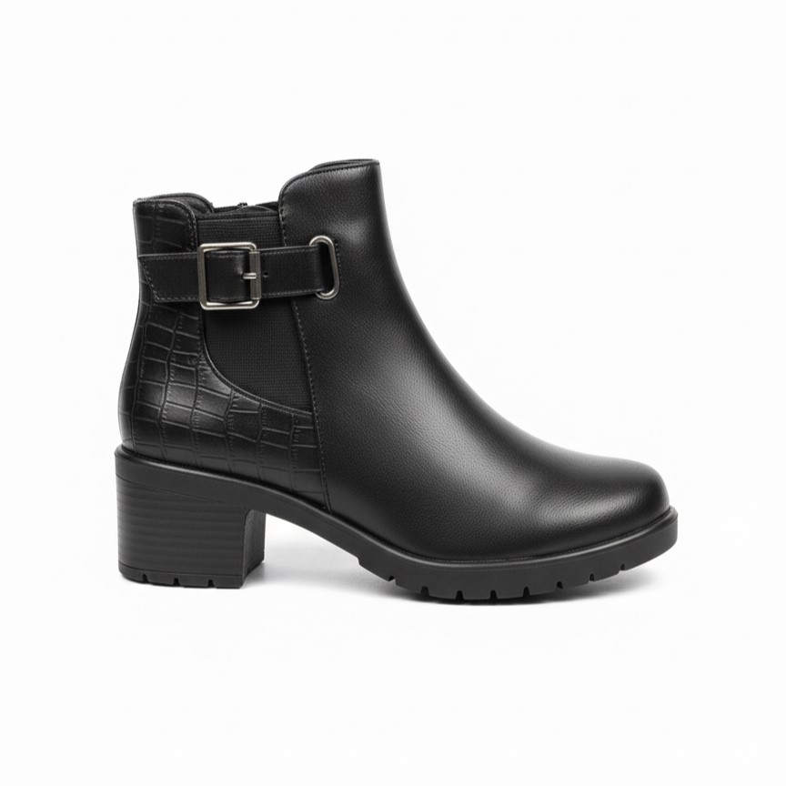 Bottines Pour Femmes a Demi Talon - Image 3